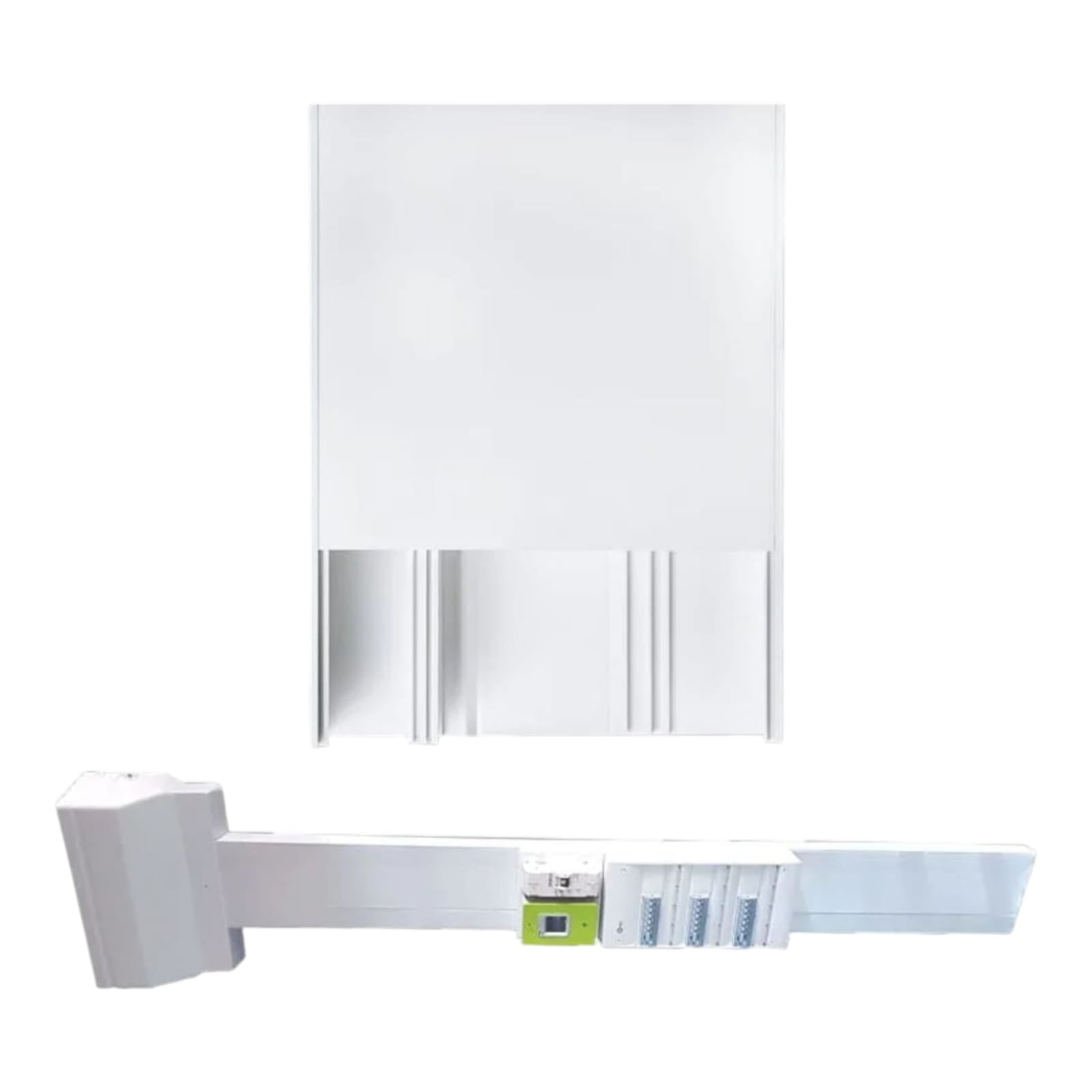 Cette goulotte tableau GTL est facile à manier (livrée en deux demi-longueurs de 1,275m) , à transporter et à assembler.
Cette goulotte GTL PVC en saillie de marque Cofrelec aux dimensions 250 mm x 2550 mm x 65 mm possède 2 fonds, 2 couvercles (2×1.10m), 2 cloisons (2×1.10m) et 6 supports.
Pour permettre une installation rapide, les cloisons sont clipsables. Compatible avec tout les tableaux 13 modules du marché.