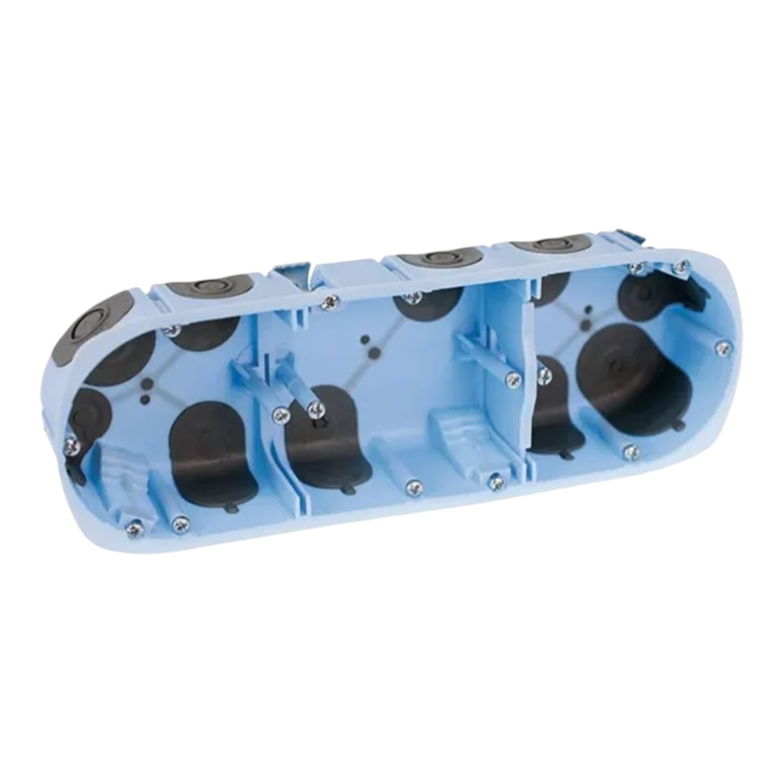 Boîte d’encastrement Euro HUM pour installation électrique murale — adaptée aux prises, interrupteurs et appareillages. Accessoire professionnel BatiProShop, facile à installer et résistant.